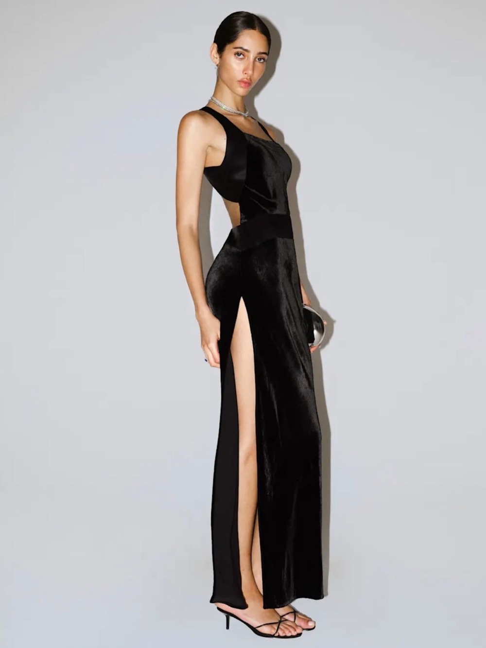 NWT Reformation Emmalee Black Gown